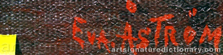 Signature by Eva ÅSTRÖM
