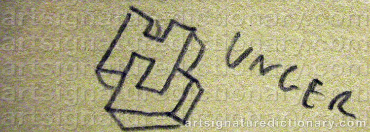 Signature by Henry UNGER