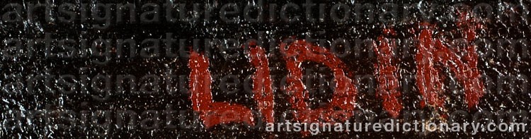 Signature by Rolf LIDIN