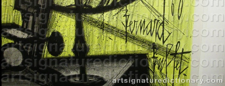 Signature by Bernhard BUFFET