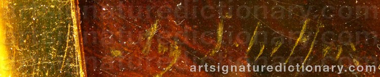 Authentic signature by Ary SCHEFFER on  artwork