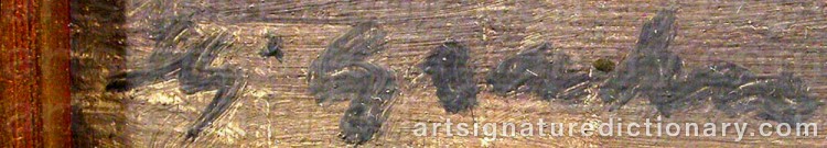 Signature by Hjalmar GRAHN