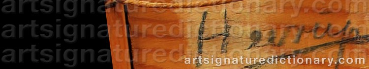 Signature by Henry HEERUP