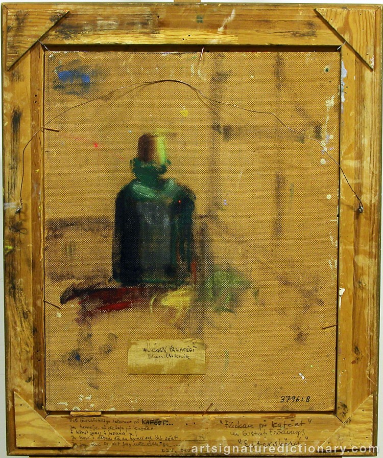 Close-up details showing Erling ÄRLINGSSON signature forgery characteristics