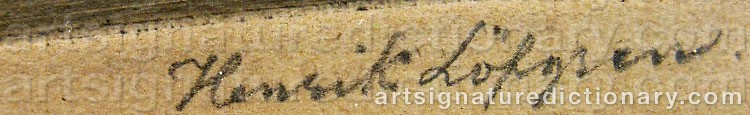 Signature by Henrik LÖFGREN