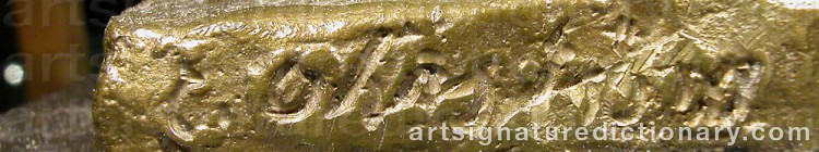 Signature by Edvin ÖHRSTRÖM