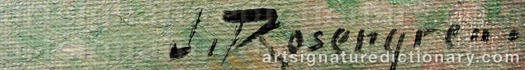 Signature by Jean ROSENGREN