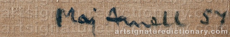 Signature by Maj ARNELL