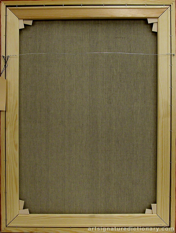 Close-up details showing Madelaine ‘M Pyk’ PYK signature forgery characteristics