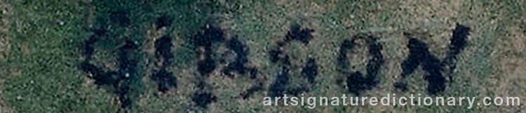 Authentic signature by William GIBSON on  artwork