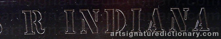 Signature by Robert INDIANA