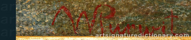 Signature by Vilhelms Carl PURVITIS