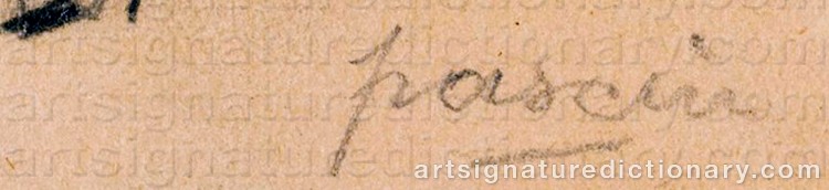 Signature by Jules PASCIN