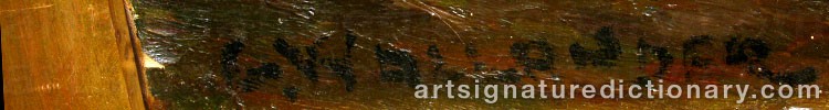 Signature by Gerda WALLANDER