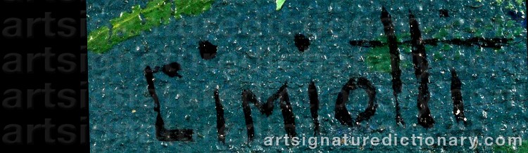 Authentic signature by Gustave The Younger CIMIOTTI on Painting/Watercolour artwork