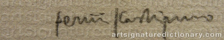 Signature by Pentti KASKIPURO