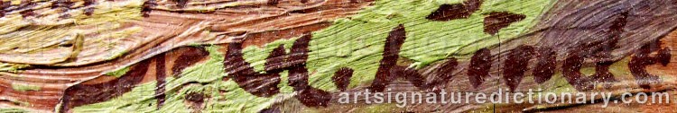 Signature by Hjalmar LINDE
