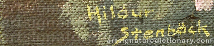 Signature by Hildur STENBÄCK