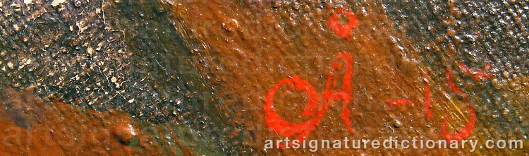 Signature by Olof ‘Olle’ ÅGREN