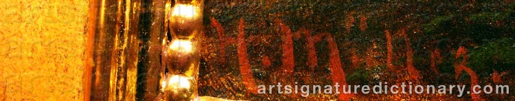 Signature by Herman MÜLLER