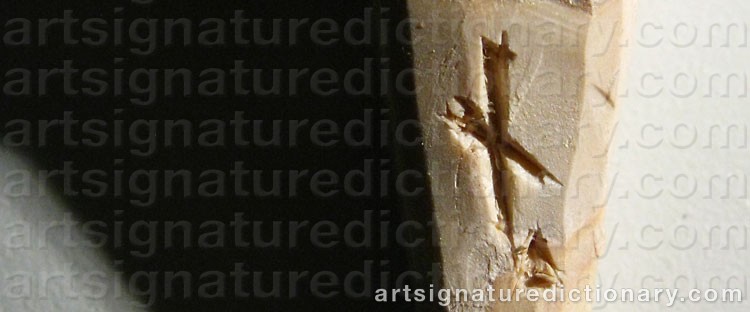 Authentic signature by Nils BLIXT on  artwork