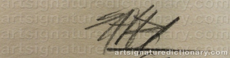 Signature by Antonio SAURA