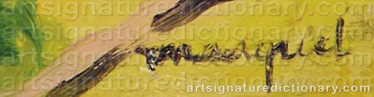 Authentic signature by Albert MARQUET on artwork