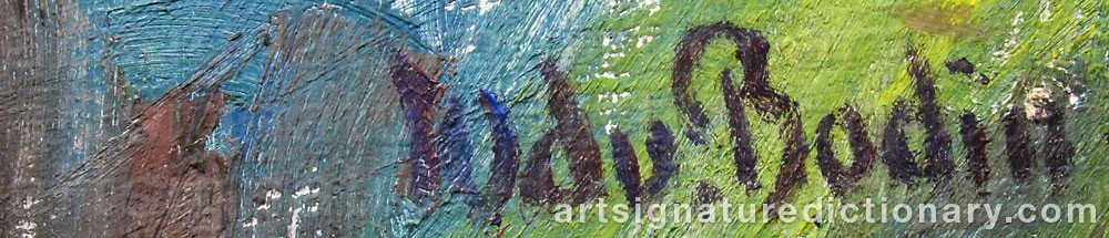 Signature by Edvin BODIN