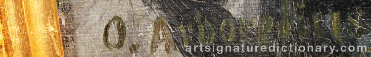Signature by Olof ARBORELIUS
