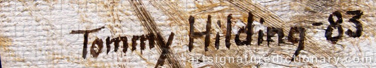 Signature by Tommy HILDING