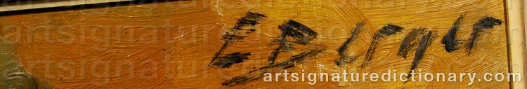 Signature by Einar BERGER
