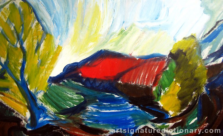 Close-up details showing Karin PARROW signature forgery characteristics