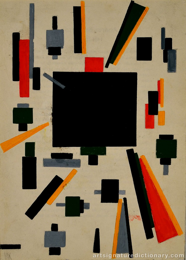 Close-up details showing Nina Osipovna KOGAN signature forgery characteristics