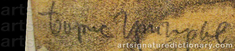 Signature by Boris Dimitrevich GRIGORIEV