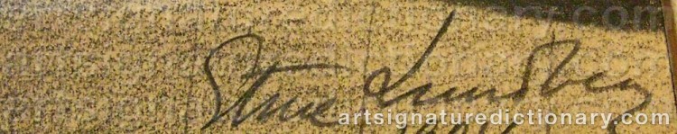 Signature by Sture LUNDBERG