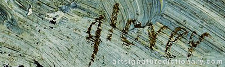 Authentic signature by Pamela ‘Pam’ GLOVER on Painting/Watercolour artwork