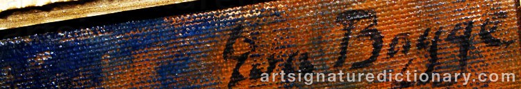 Signature by Eva BAGGE