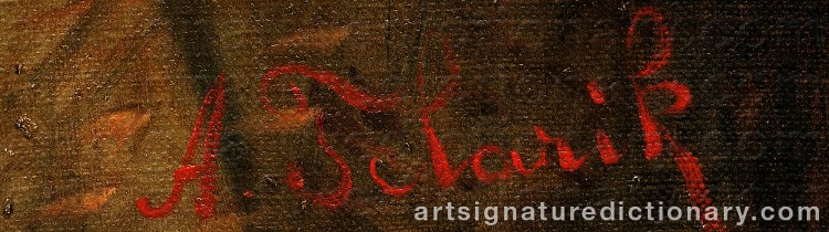 Signature by Alois TELARIK