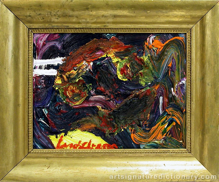 Close-up details showing Bengt LINDSTRÖM signature forgery characteristics