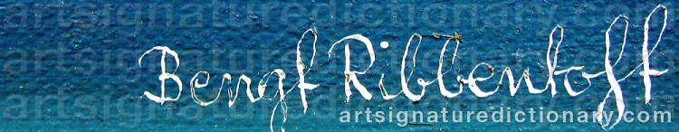 Signature by Bengt RIBBENTOFT