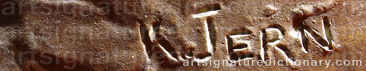 Signature by Knut JERN