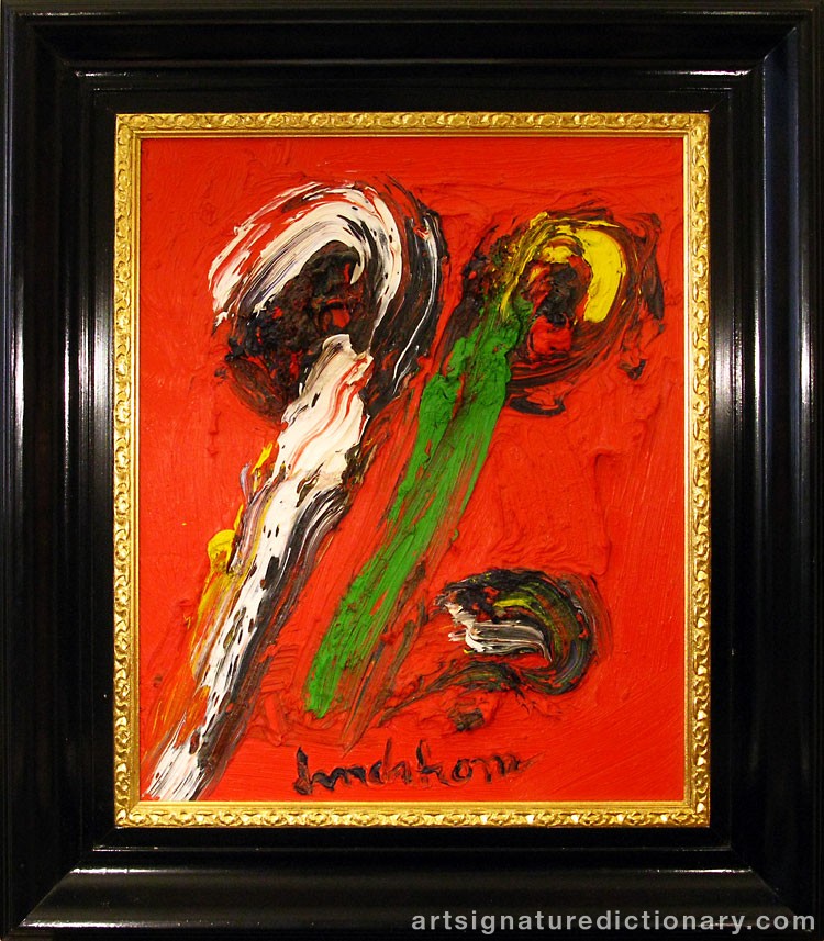 Close-up details showing Bengt LINDSTRÖM signature forgery characteristics