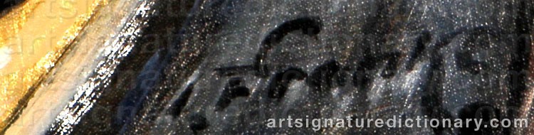 Signature by Ivar FRANKE