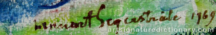 Signature by Lennart SEGERSTRÅLE