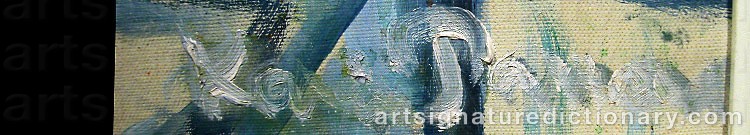 Signature by Karin PARROW