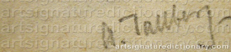 Signature by Axel TALLBERG