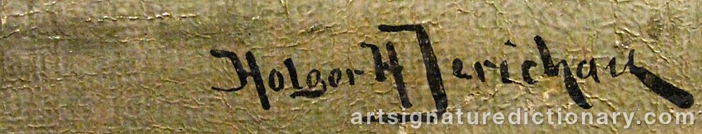 Signature by Holger Hvitfeldt JERICHAU