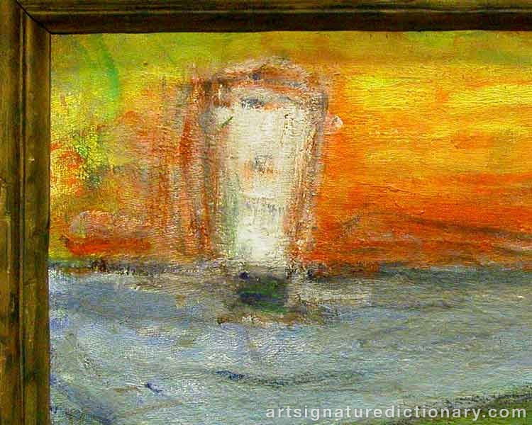 Close-up details showing Carl KYLBERG signature forgery characteristics