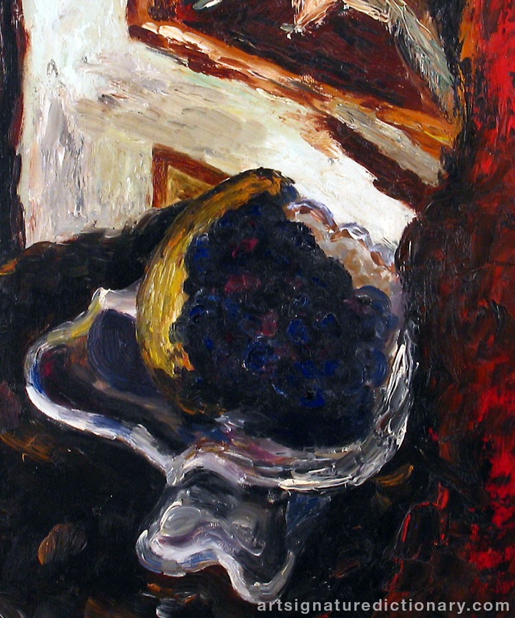 Close-up details showing Vera NILSSON signature forgery characteristics