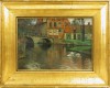 Close-up details showing Frits THAULOW signature forgery characteristics